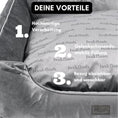 Bild in Galerie-Betrachter laden, Hundebett Austin "Dark Grey"