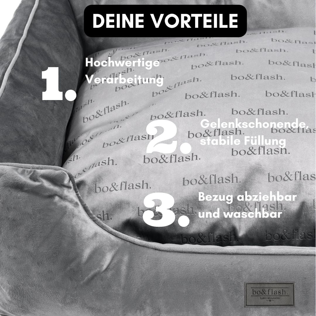 Hundebett Austin "Dark Grey"