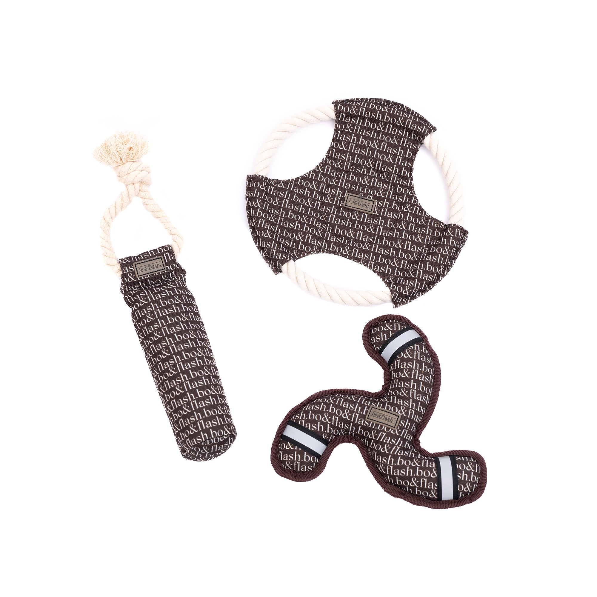 Dog Toys Set Denver "Taupe"
