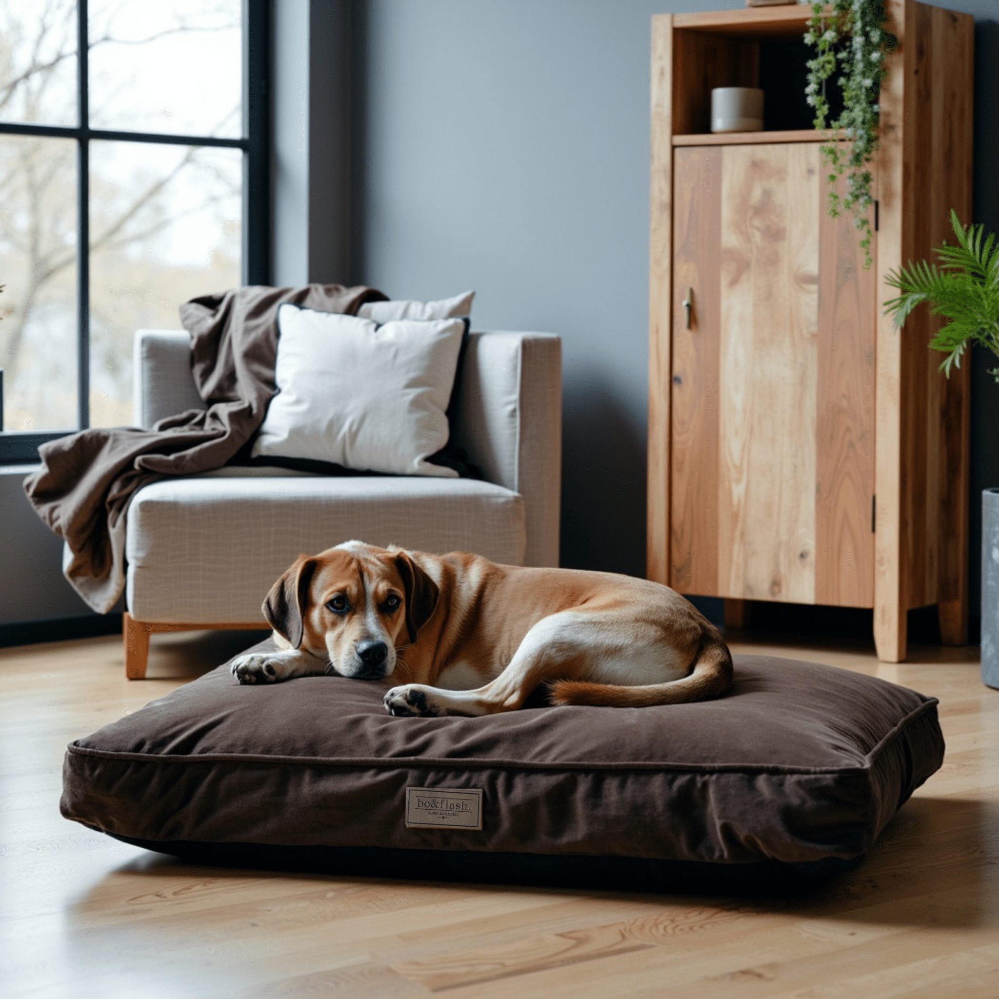 Dog cushion Madison "Taupe"