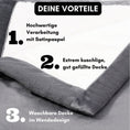 Bild in Galerie-Betrachter laden, Decke Philadelphia "Dark Grey"