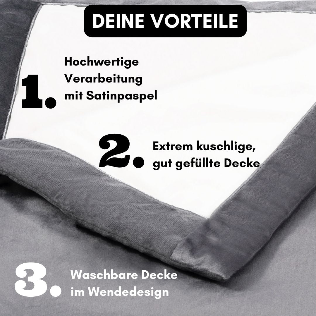 Decke Philadelphia "Dark Grey"