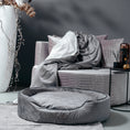 Bild in Galerie-Betrachter laden, Hundebett San Diego "Dark Grey"