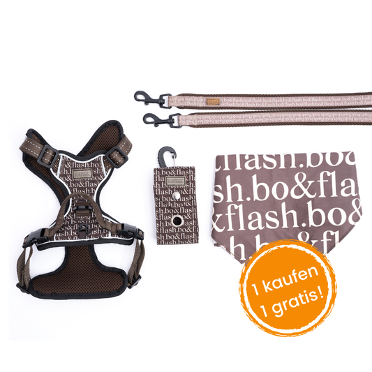 4 pcs Leash Boston "Taupe"