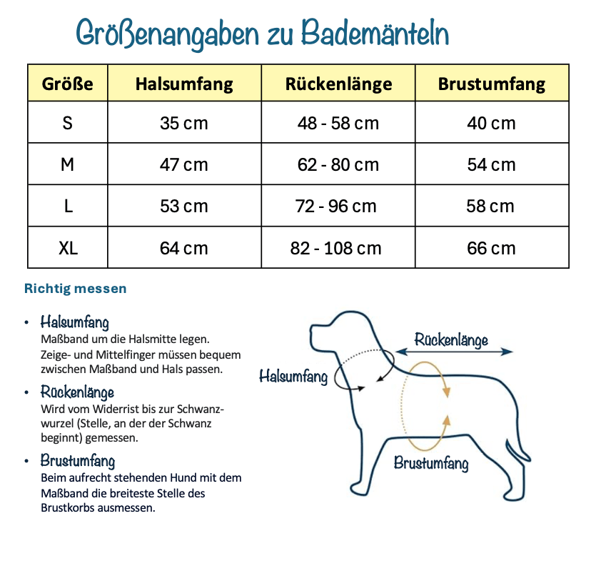 Hundebademantel Ashville "Lobna"