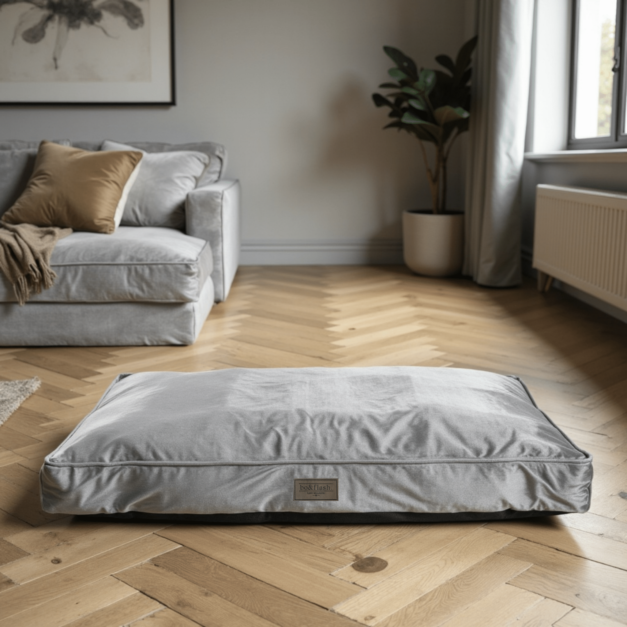 Dog Cushion Madison "Dark Grey"