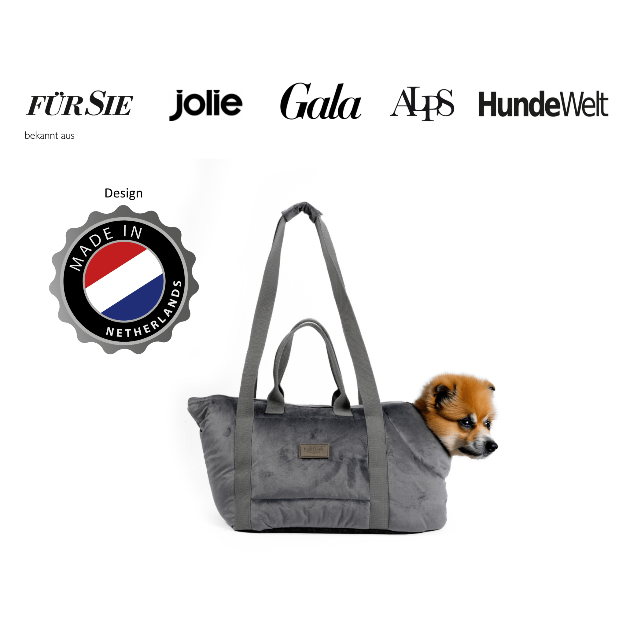 Hundetragetasche Portland "Dark Grey"