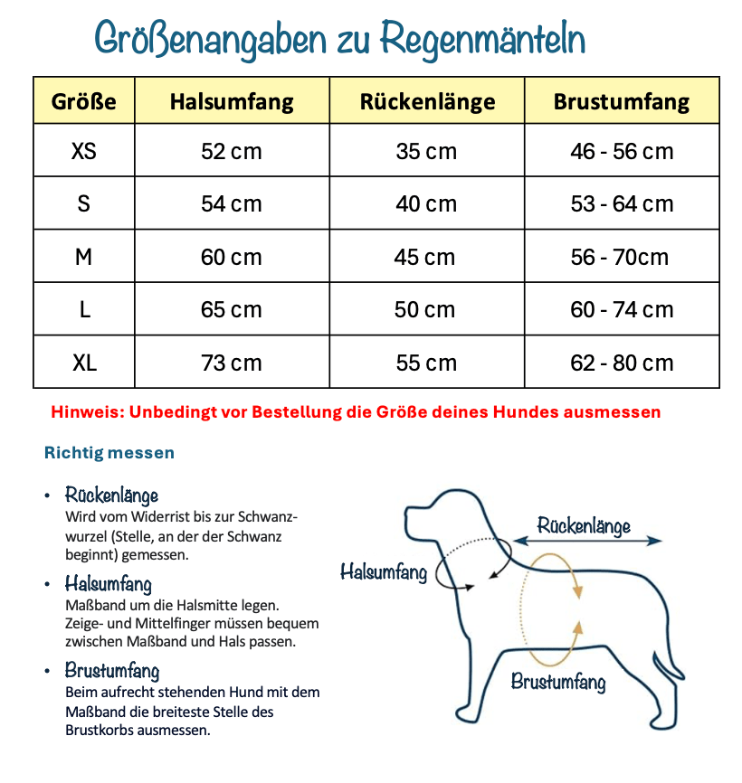 Dog Raincoat Minneapolis "Ilse"