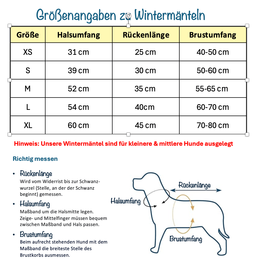 Hundewintermantel Seattle "Claudelle"