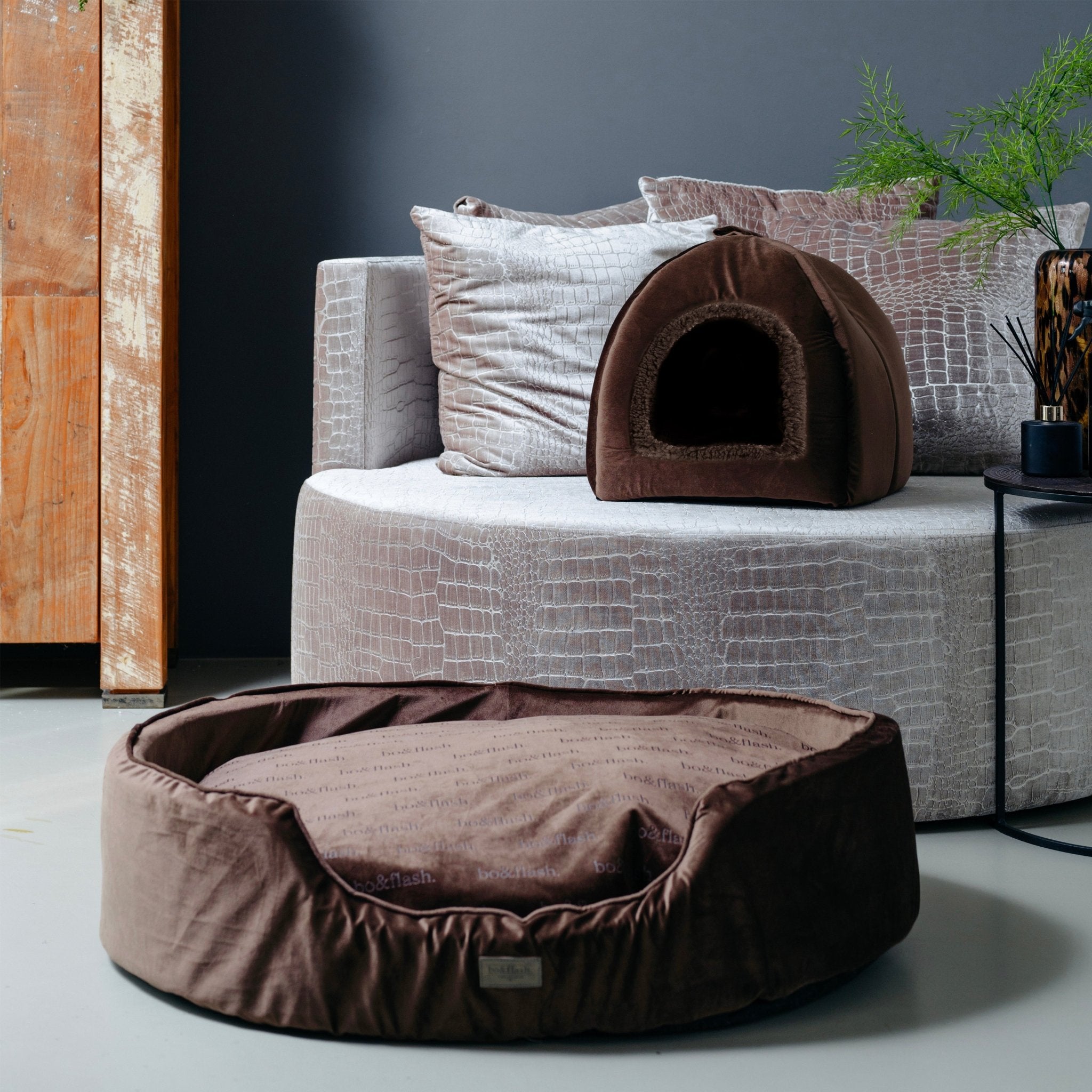 Design Hundebett San Diego "Taupe"